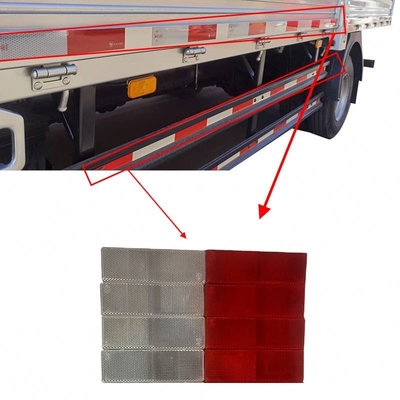 Rot-Weiß reflektierende glänzende Karosseriebesiegelung für Foton Aumark-Lkw-Teile in Standardgröße