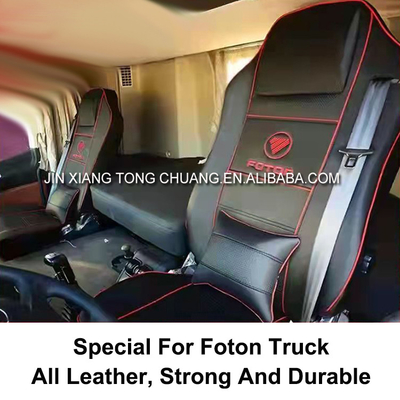 Mittelschwere Lkw-Serie Vollleder-Wasserdichte Kabinensitzdeckel für Foton Aumark