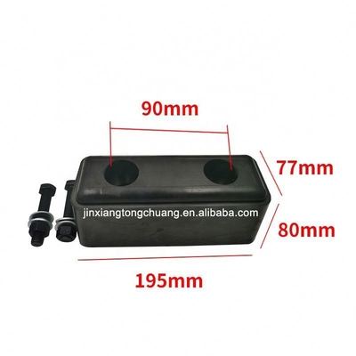 Schwermetall-Schwarz Foton Aumark Anpassung Gummi Stoßfänger für Lastwagen Hintertür Schutz