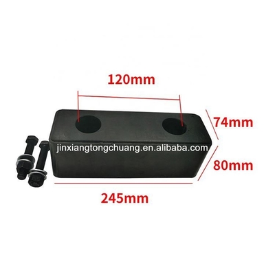 Schwermetall-Schwarz Foton Aumark Anpassung Gummi Stoßfänger für Lastwagen Hintertür Schutz