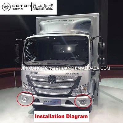OE-Nr. L1364020100A0 Online Foton Aumark Lkw-Teile S1 S3 Anti-Bumper-Nebel-Lichtbaugruppe
