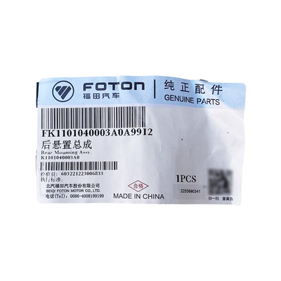Foton G7 G9 Bus-Lkw-Rückfederung K1101040003A0 Motormontage Zubehör