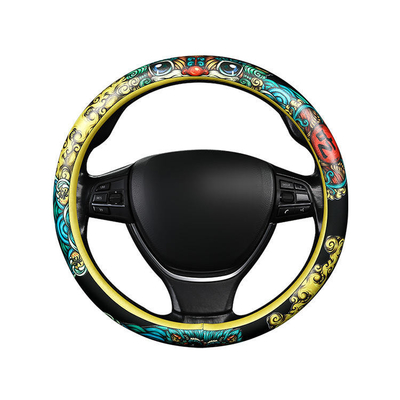 Verbessern Sie den Innenraum Ihres Autos mit -Chic PU Ledern Lenkraddeckel Custom Design