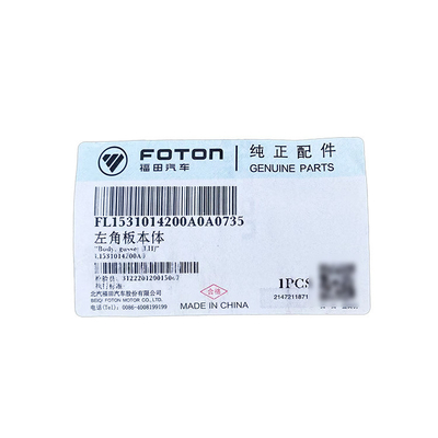 Foton 2002-2016 Fahrzeugbau Front-Eckplatte für Fukuda Original-Lkw-Zubehör