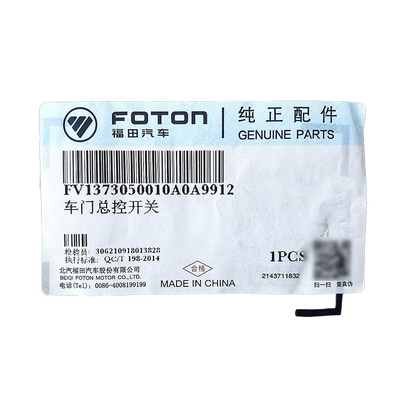 Foton 2002-2016 Autoparts Original Tuyano Türmeister Schalter Fensterregulator Knopf